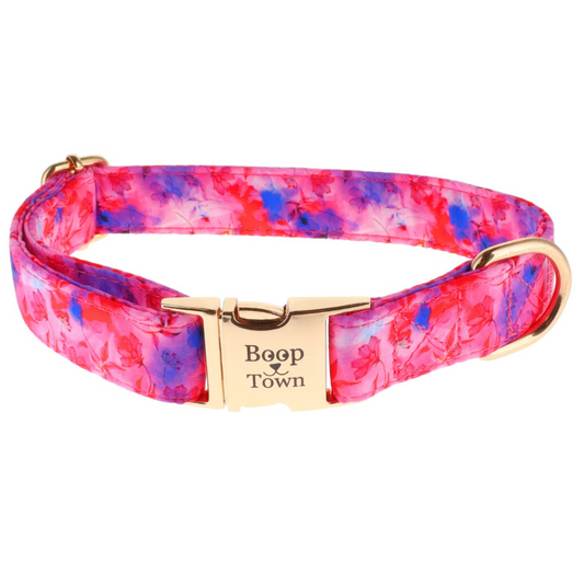 Boop Town Petal Splash Dog Collar