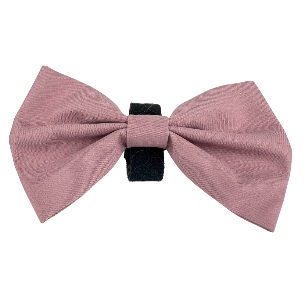100% Cotton Dog Bow Tie with Easy Collar Attachment | Universal Soft Adjustable Pet Bows Size 2 ¾" × 4 ⅓"