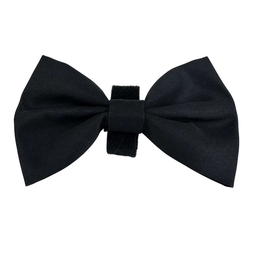 100% Cotton Dog Bow Tie with Easy Collar Attachment | Universal Soft Adjustable Pet Bows Size 2 ¾" × 4 ⅓"