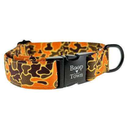 Boop Town Soft Cotton Dog Collar with Metal Buckle