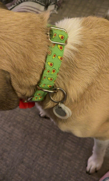 Boop Town Soft Cotton Dog Collar with Metal Buckle