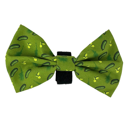 100% Cotton Dog Bow Tie with Easy Collar Attachment | Universal Soft Adjustable Pet Bows Size 2 ¾" × 4 ⅓"